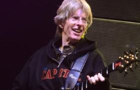 phil lesh wearing cap sweatshirt